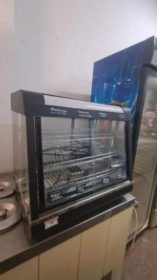 Vitrina expositora caliente