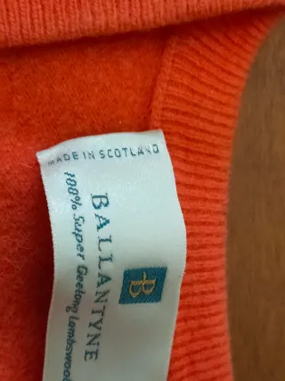 Maglione Ballantyne Arancione Lana