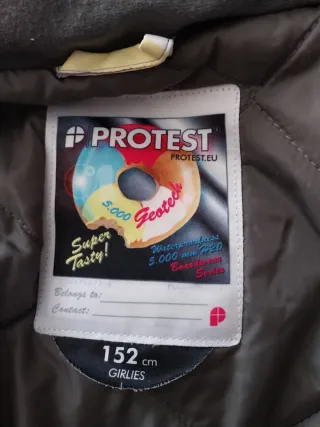 Giacca sci bambina Protest 11-12 anni