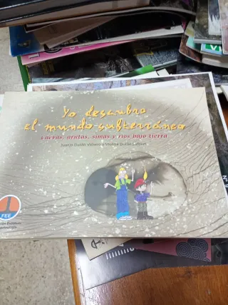 Libro comic espeleología para niños