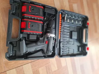 Taladro Atornillador Batería 21V + Accesorios