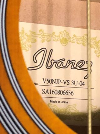 Guitarra Acústica Ibañez Sunburst