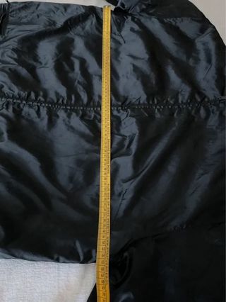 Giacca a vento nera GAMMATEX con ricami