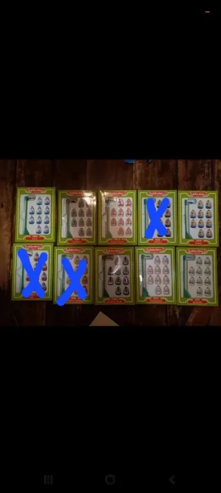 Lotto 7 squadre Subbuteo La Leggenda