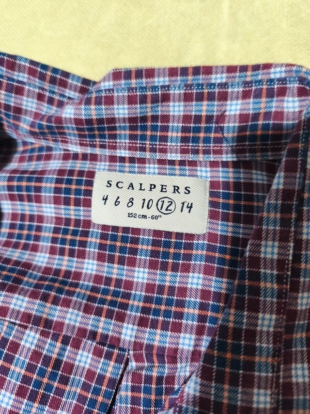 Lote 2 Camisas Scalpers Niño Talla 12