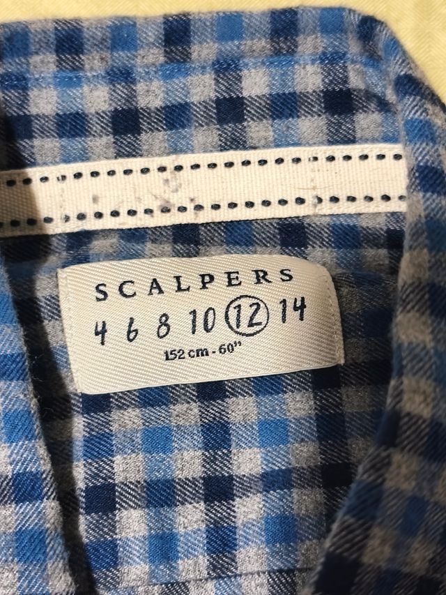 Lote 2 Camisas Scalpers Niño Talla 12