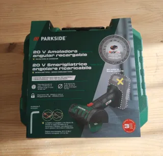 Mini amoladora Parkside 20V 76mm