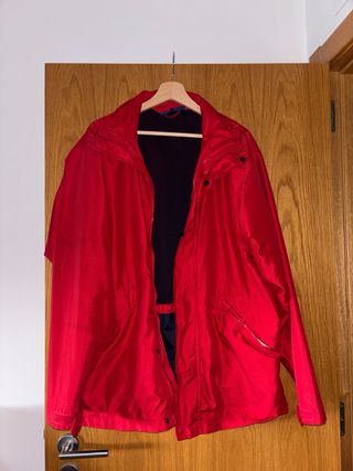 Casaco impermeável Quebramar vermelho