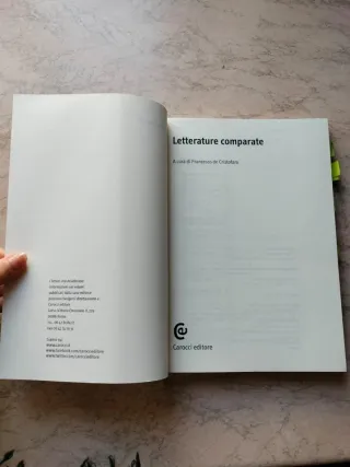 Libro Letterature Comparate - Carocci Editore 2014