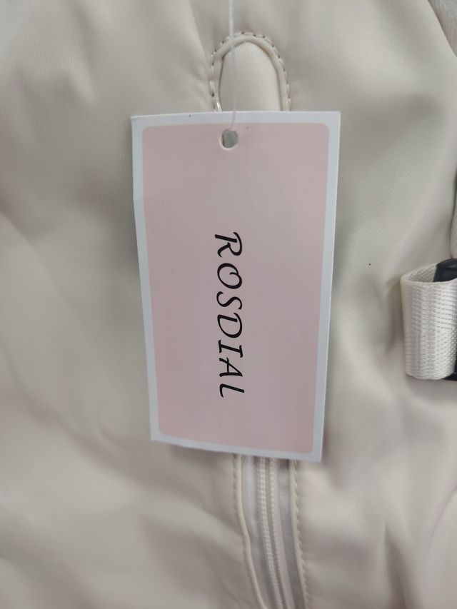 Maleta impermeable ROSDIAL beige/blanca