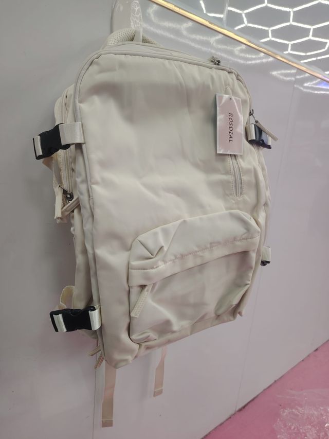 Maleta impermeable ROSDIAL beige/blanca