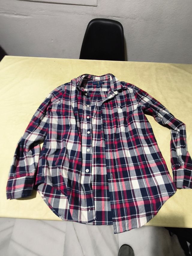 Camisa Ralph Lauren niño cuadros 10-12