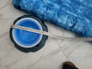 Set Rinfrescante Cane Blu e Bianco