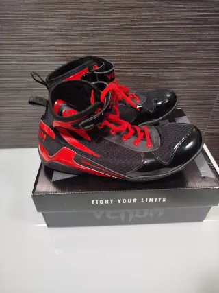 Botas Boxeo Venum Talla 43 Negras/Rojas