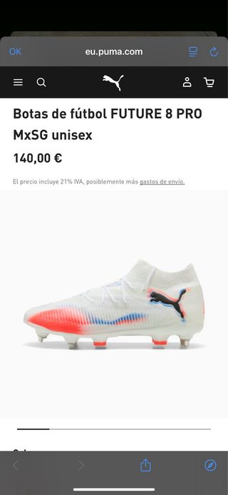 Puma Future 8 PRO MxSG Botas Fútbol