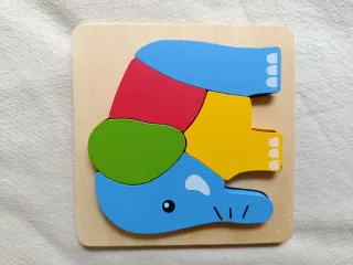 Lote 5 Puzzles Madera Infantiles