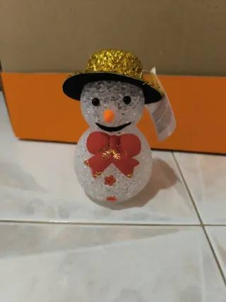 Pupazzetto di neve decorativo