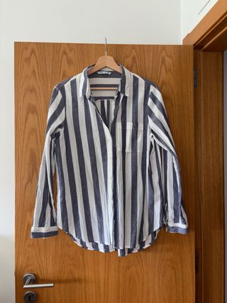 Camisa riscas Lefties azul e branco