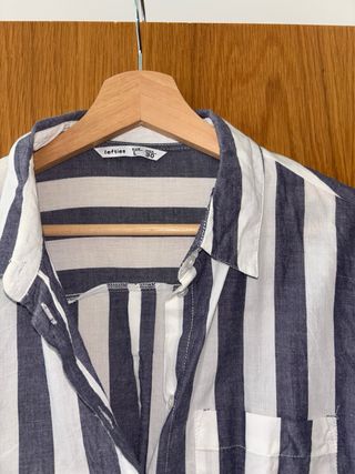 Camisa riscas Lefties azul e branco