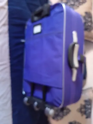 Maleta de viaje morada