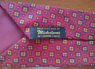Corbata de lana Michelsons