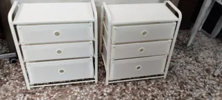 2 Cómoda 3 cajones Ikea Blanca