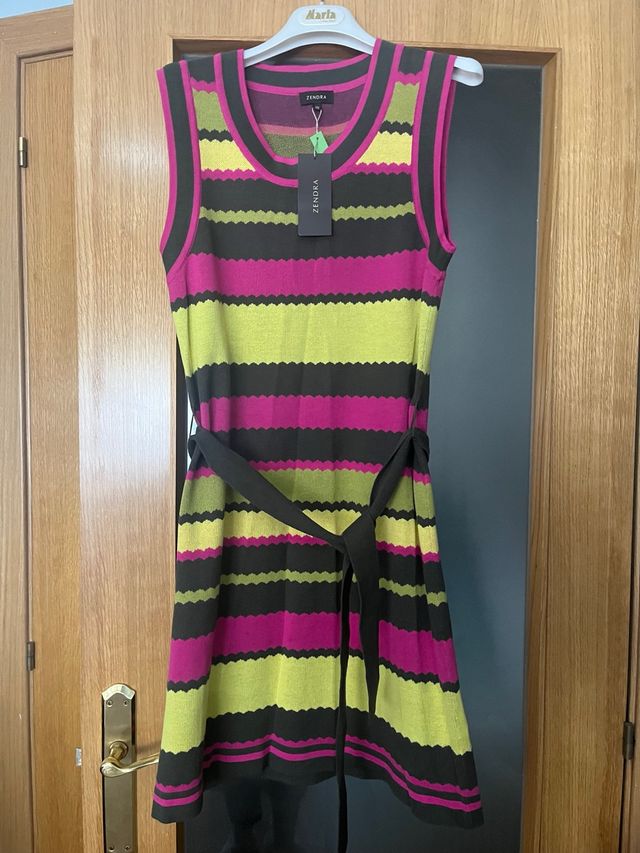 Vestido Zendra punto rayas T.38