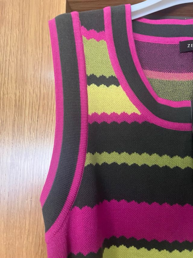 Vestido Zendra punto rayas T.38