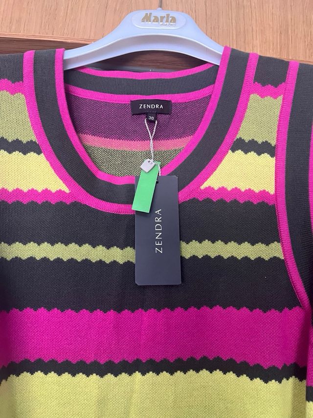 Vestido Zendra punto rayas T.38