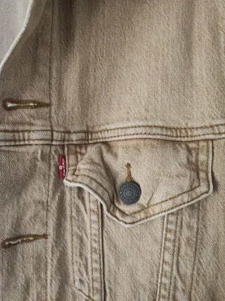 Chaqueta tejana Levis Beige/Marrón