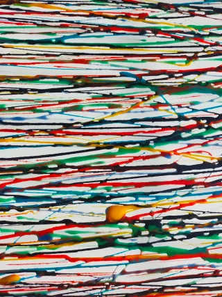 Quadro astratto multicolore