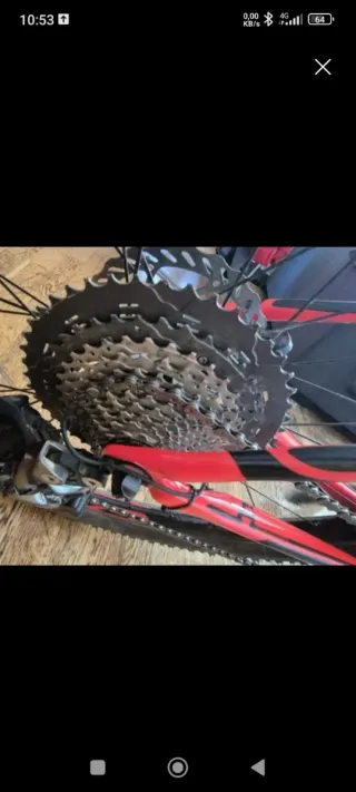 Bicicleta cannondale carbono