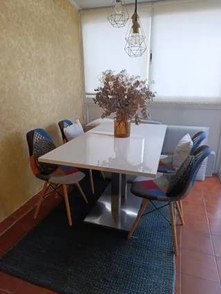 Mesa comedor 6 plazas diseño moderno