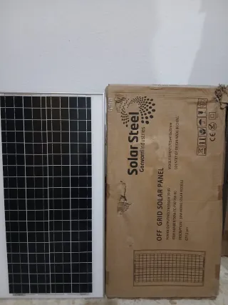 6 Placas Solares Off Grid 50W