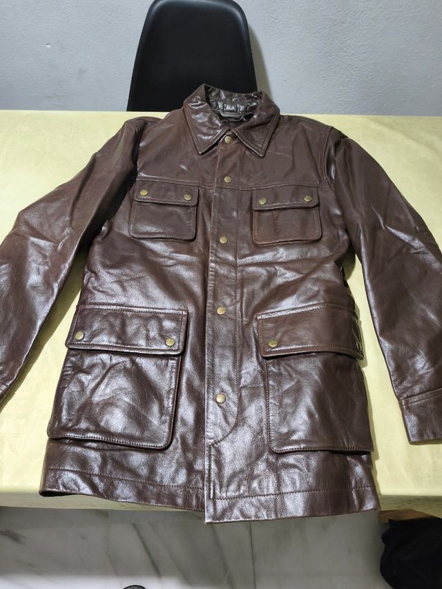 Chaqueta de piel hombre