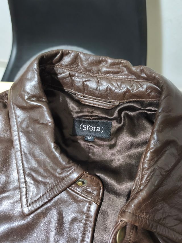 Chaqueta de piel hombre