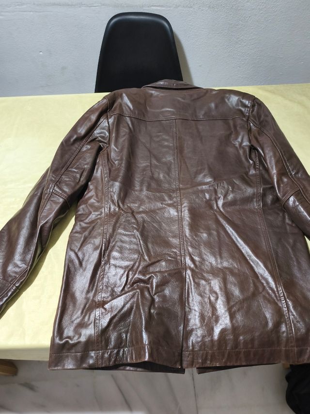 Chaqueta de piel hombre