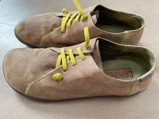 Zapatos Camper Marrones y Amarillos