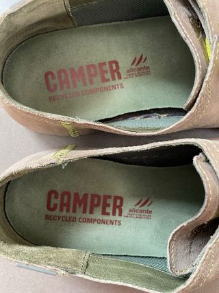 Zapatos Camper Marrones y Amarillos