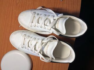 Alexander McQueen Zapatillas Blancas Negras