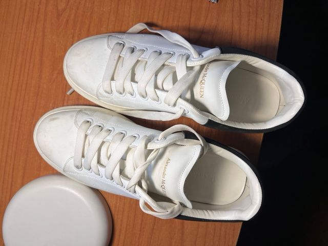 Alexander McQueen Zapatillas Blancas Negras