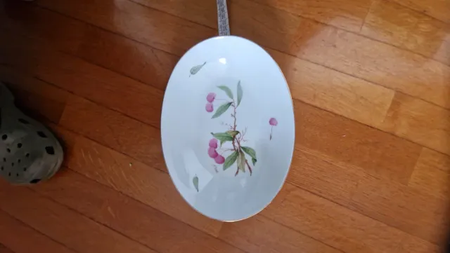 Piatto vassoio ceramica dipinto a mano