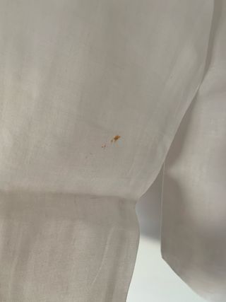 Camisa Lino Hombre Massimo Dutti Blanca