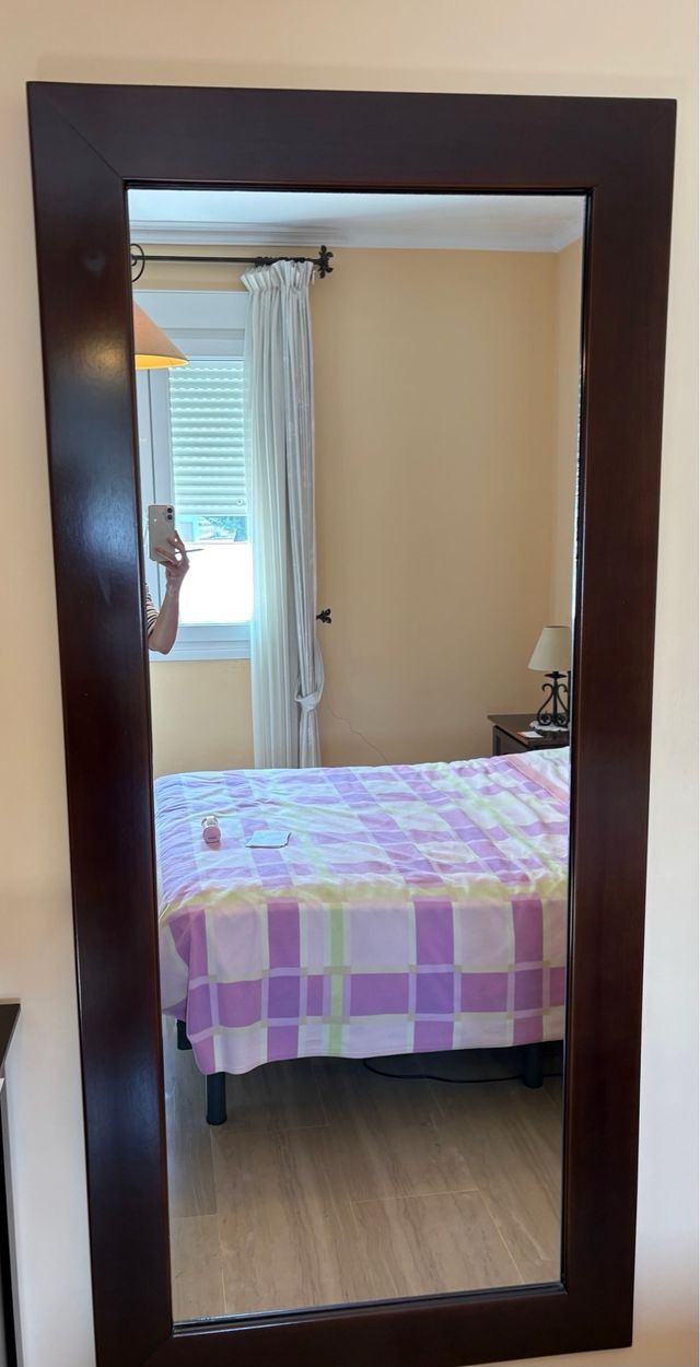 Dormitorio completo madera y forja