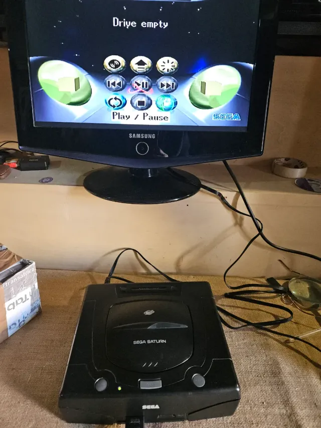 Sega Saturn Preto