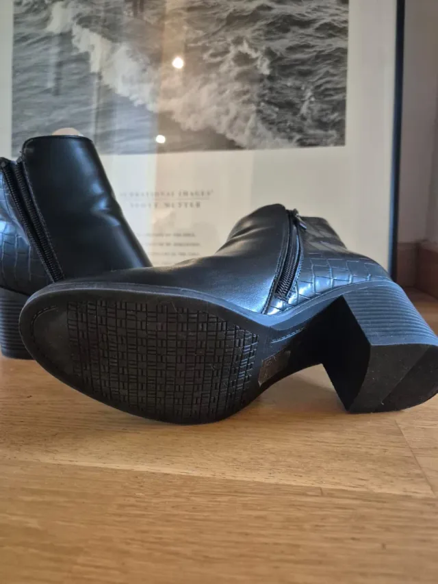 Botines mujer piel sintética talla 37