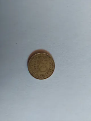 Moneda 20 céntimos Francia 1967