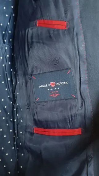 Traje de chaqueta Álvaro Moreno azul