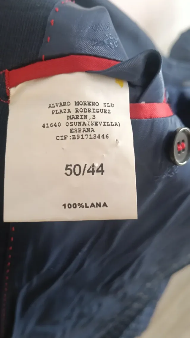 Traje de chaqueta Álvaro Moreno azul