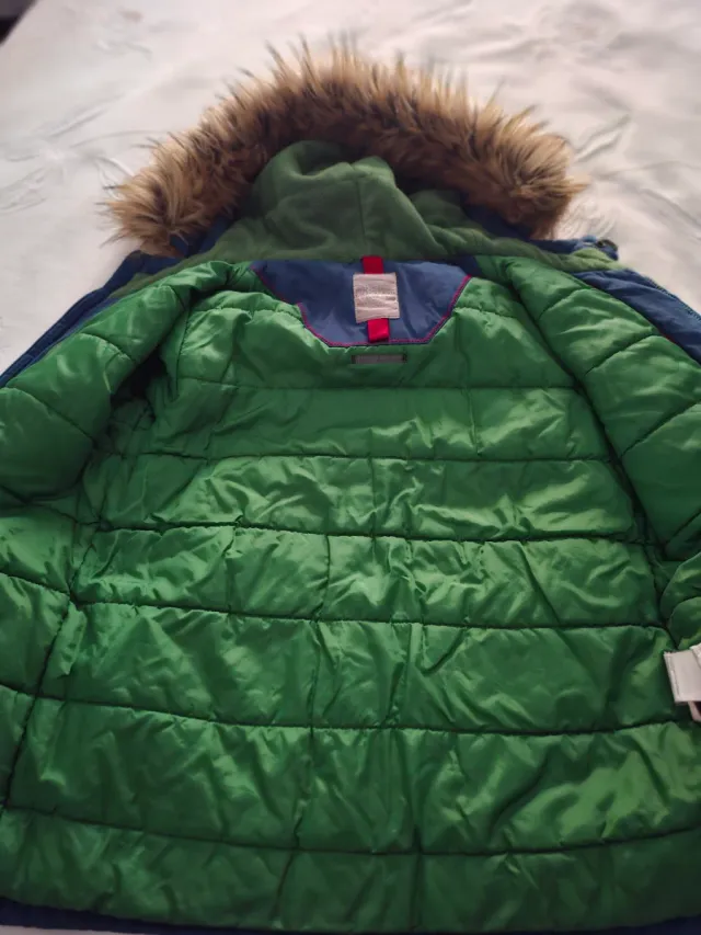 Abrigo Napapijri Azul con Capucha 12 años